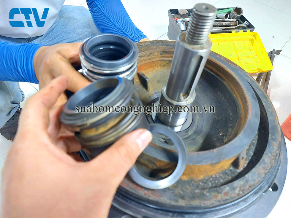 Bảo dưỡng thay phớt máy bơm công nghiệp định kỳ