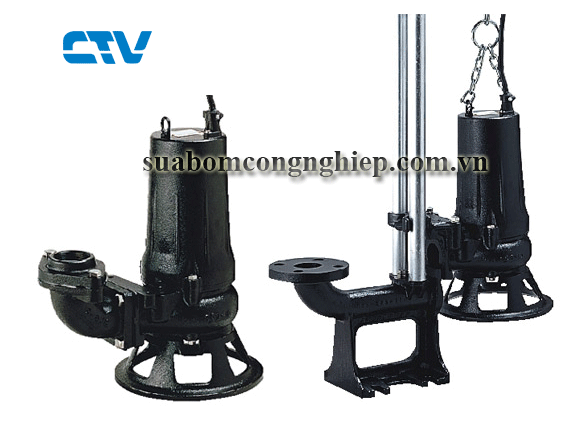 Cách lắp đặt máy bơm chìm nước thải Tsurumi B chạy luân phiên