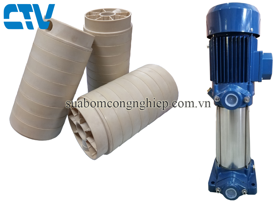 Cánh bơm trục đứng đa tầng cánh nhựa FIP Firmly UV9x9T