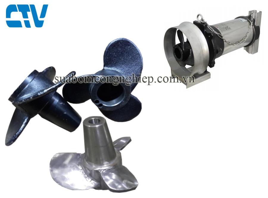 Cánh bơm nước, Cánh máy khuấy chìm Evergush