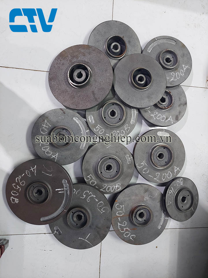Cường Thịnh Vương JSC sửa máy bơm ly tâm Ebara, Pentax, Matra, Stac bị hỏng cánh bơm