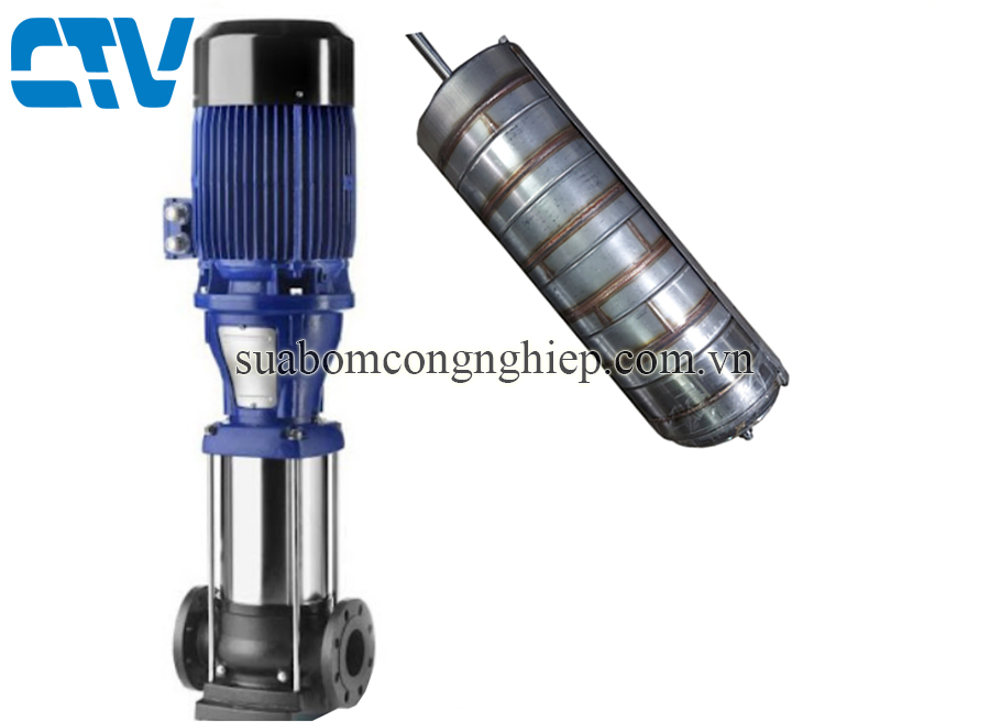 Phụ tùng máy bơm trục đứng KSB Movitec 40/4 B - Ruột buồng bơm