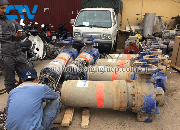 Sửa máy bơm chìm KSB, Sulzer khi máy bơm đang làm việc đột ngột bị dừng lại hoặc không lên nước