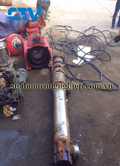 Sửa máy bơm giếng khoan cho các khách hàng tại Miền Bắc