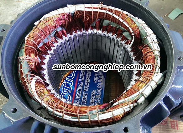 quấn động cơ máy bơm công nghiệp tại bắc giang