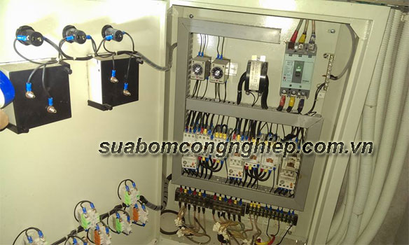 thiết kế tủ điện hệ thống bảo vệ máy bơm