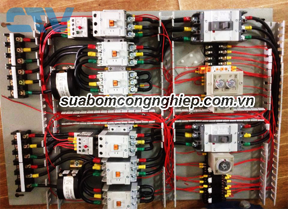 tủ điện cho hệ thống máy bơm cấp nước sạch tòa nhà, chung cư-tủ kép